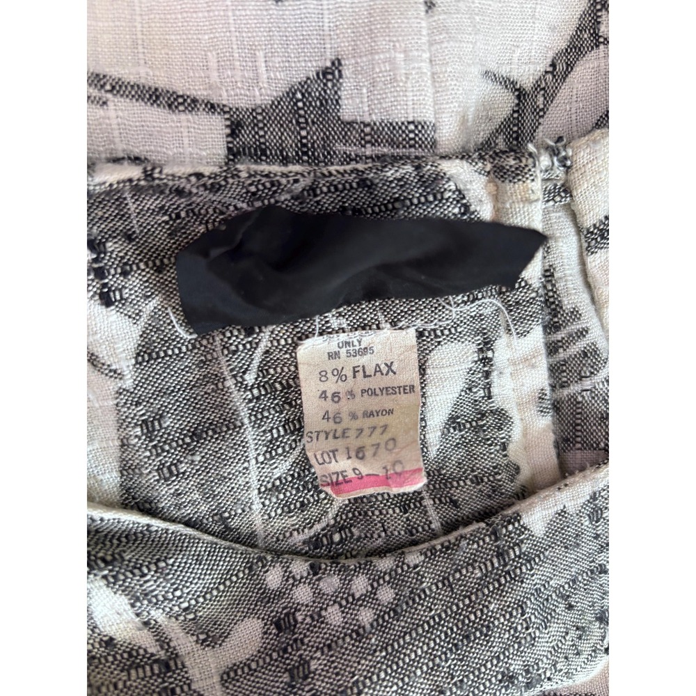 Pizzuto for Phoebe Vintage Kimono Style Tropical Leaf‎ Pattern Dress M - Picture 8 of 9